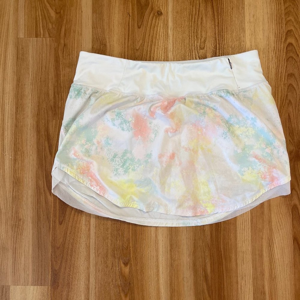Calia Woman's Soft Clouds Golf 16" Birdie Skort Sz Lr